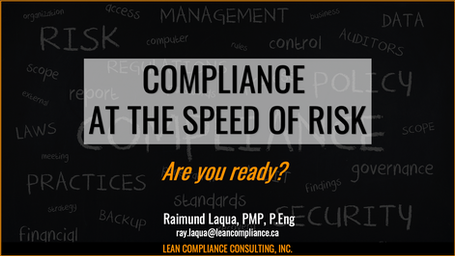 Compliance at the Speed of Risk